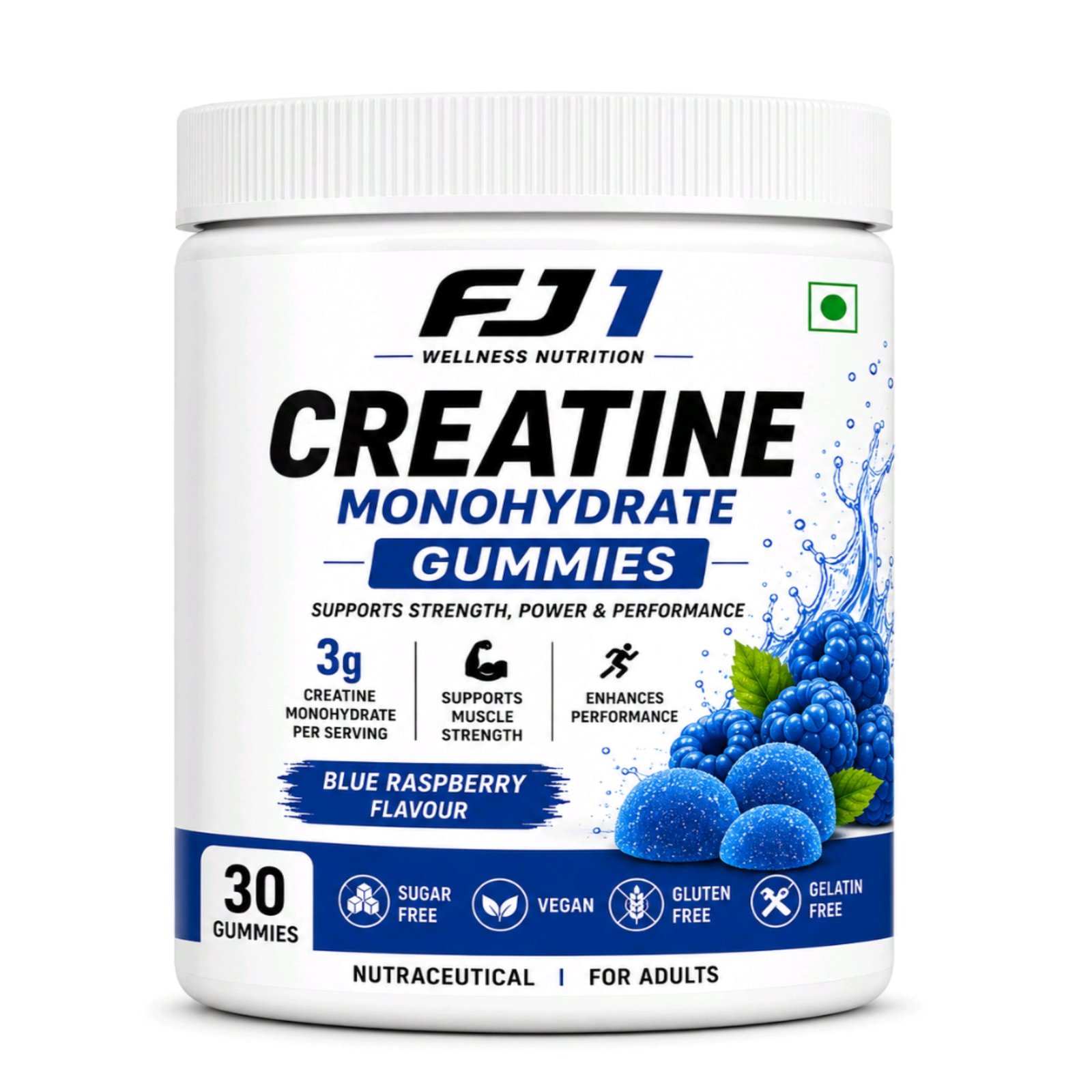 FJ1 Pre Workout EE Blue Raspberry